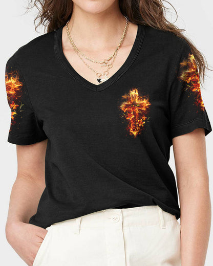 There's Always A Blessing In The Storm Women's All Over Print Shirt - Tyqy1504245, easychoo.com