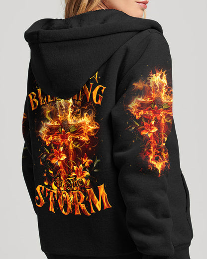There's Always A Blessing In The Storm Women's All Over Print Shirt - Tyqy1504245, easychoo.com