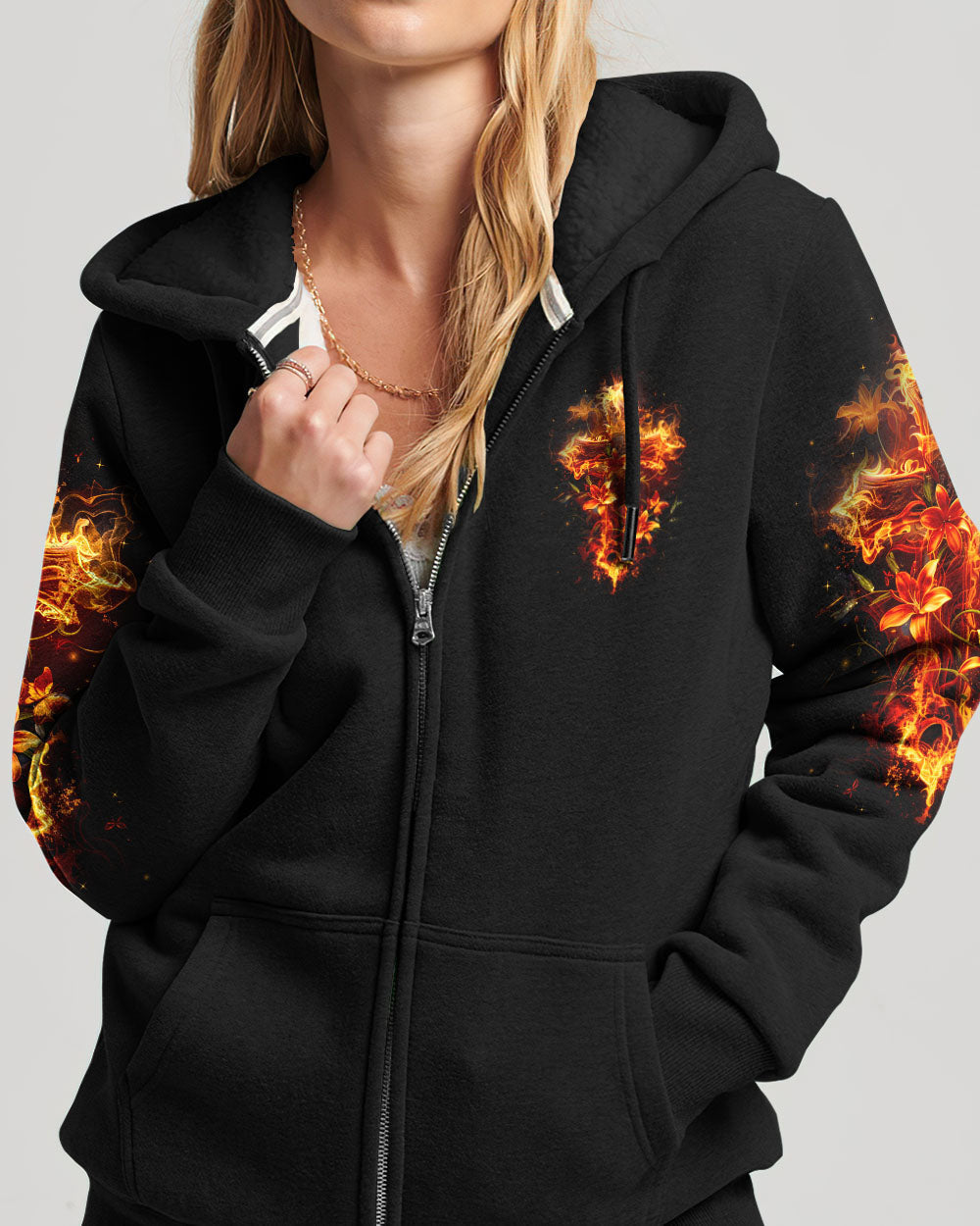 There's Always A Blessing In The Storm Women's All Over Print Shirt - Tyqy1504245, easychoo.com