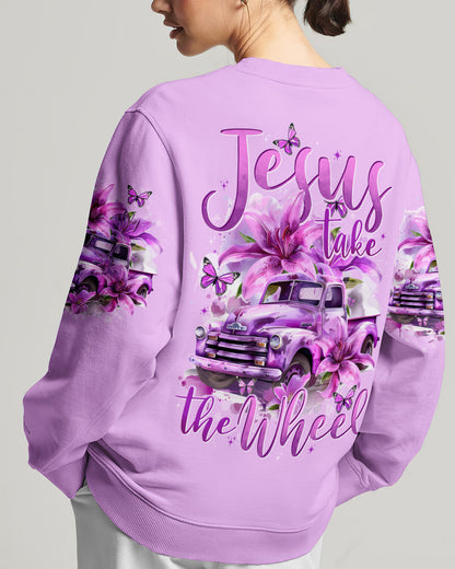 Jesus Take The Wheel Lilies Women's All Over Print Shirt - Tytd0405242, easychoo.com