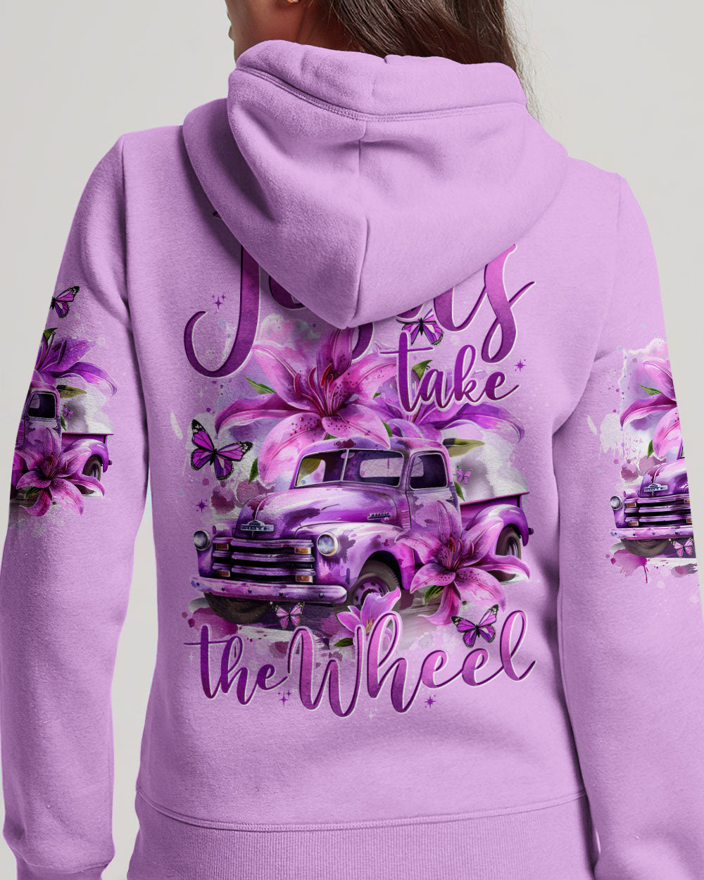 Jesus Take The Wheel Lilies Women's All Over Print Shirt - Tytd0405242, easychoo.com