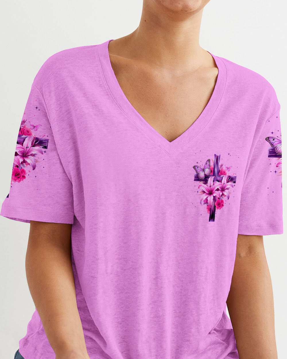 The Lord Stood With Me Women's All Over Print Shirt - Tytm0605245, easychoo.com