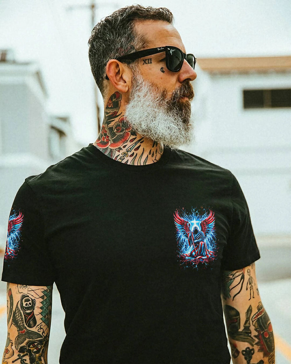 Stand For The Flag Kneel For The Cross Men's All Over Print Shirt - Yhhn0805242, easychoo.com