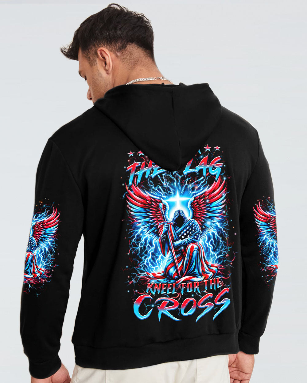 Stand For The Flag Kneel For The Cross Men's All Over Print Shirt - Yhhn0805242, easychoo.com