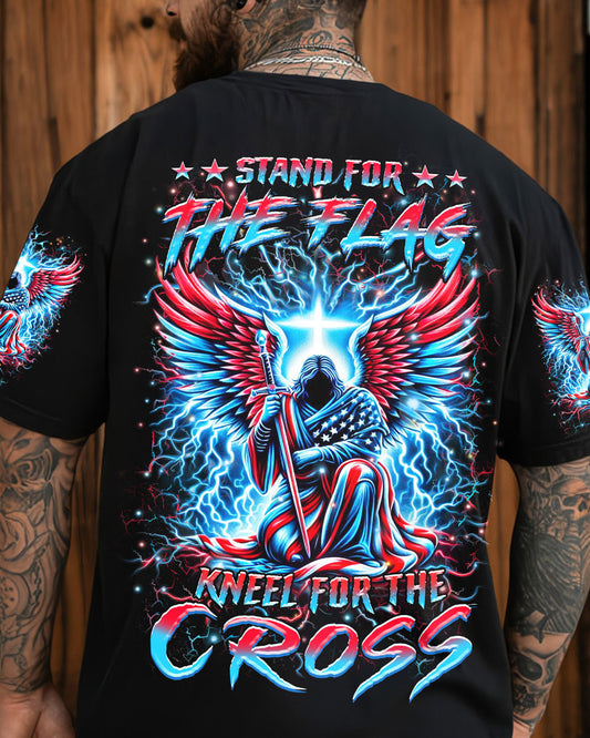 Stand For The Flag Kneel For The Cross Men's All Over Print Shirt - Yhhn0805242, easychoo.com