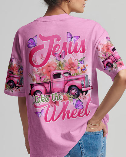 Jesus Take The Wheel Women's All Over Print Shirt - Tyhi0705243, easychoo.com
