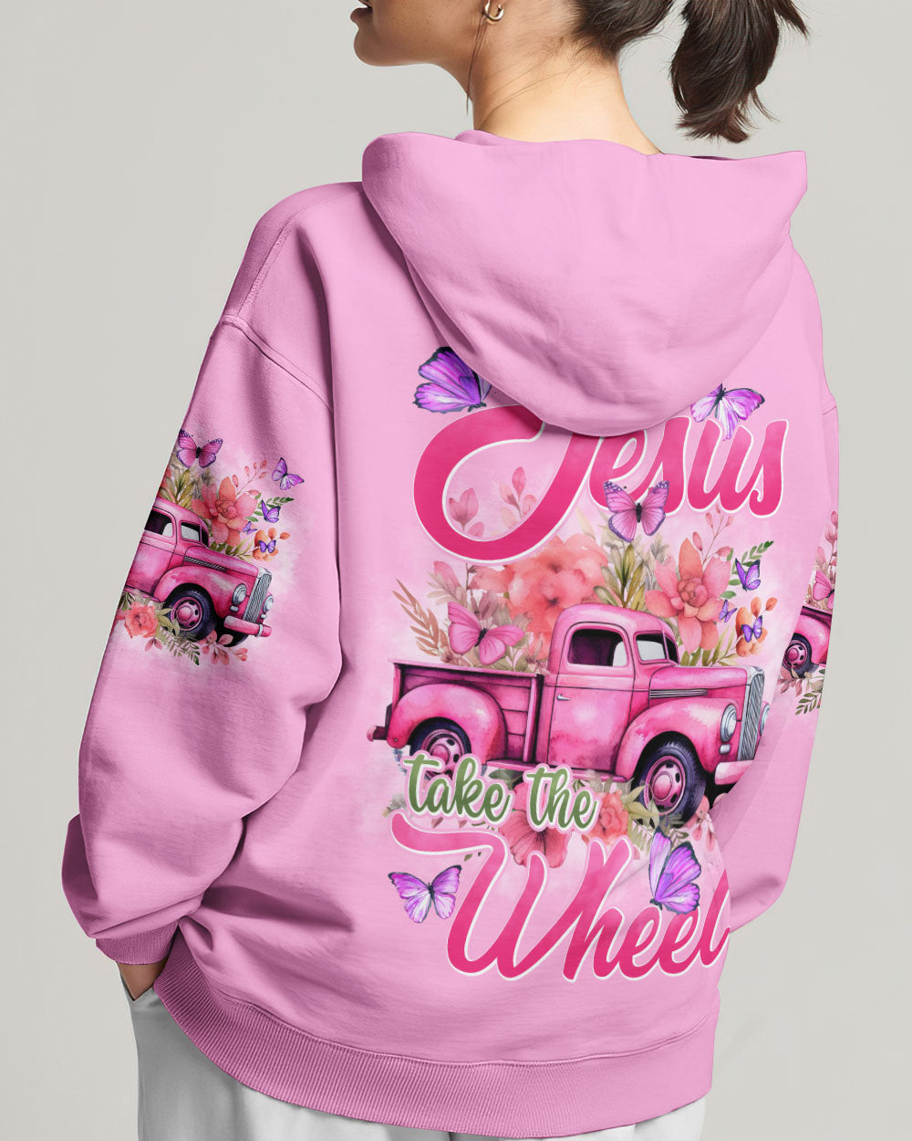 Jesus Take The Wheel Women's All Over Print Shirt - Tyhi0705243, easychoo.com