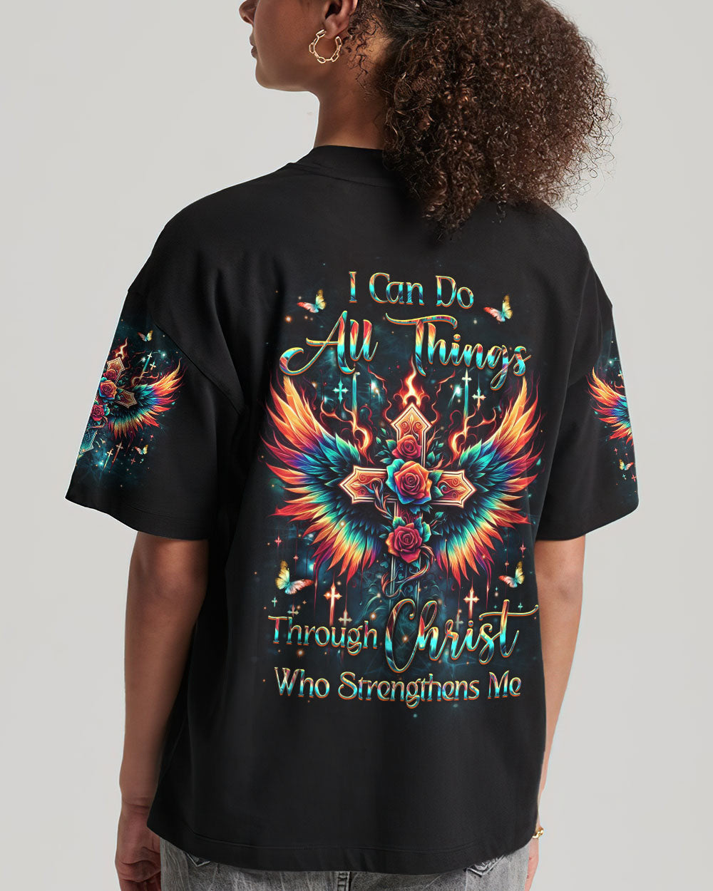 I Can Do All Things Women's All Over Print Shirt - Yhkd2601241, easychoo.com