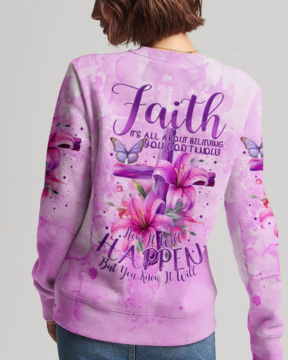 Faith Is All About Believing Women's All Over Print Shirt - Tytm0903241, easychoo.com