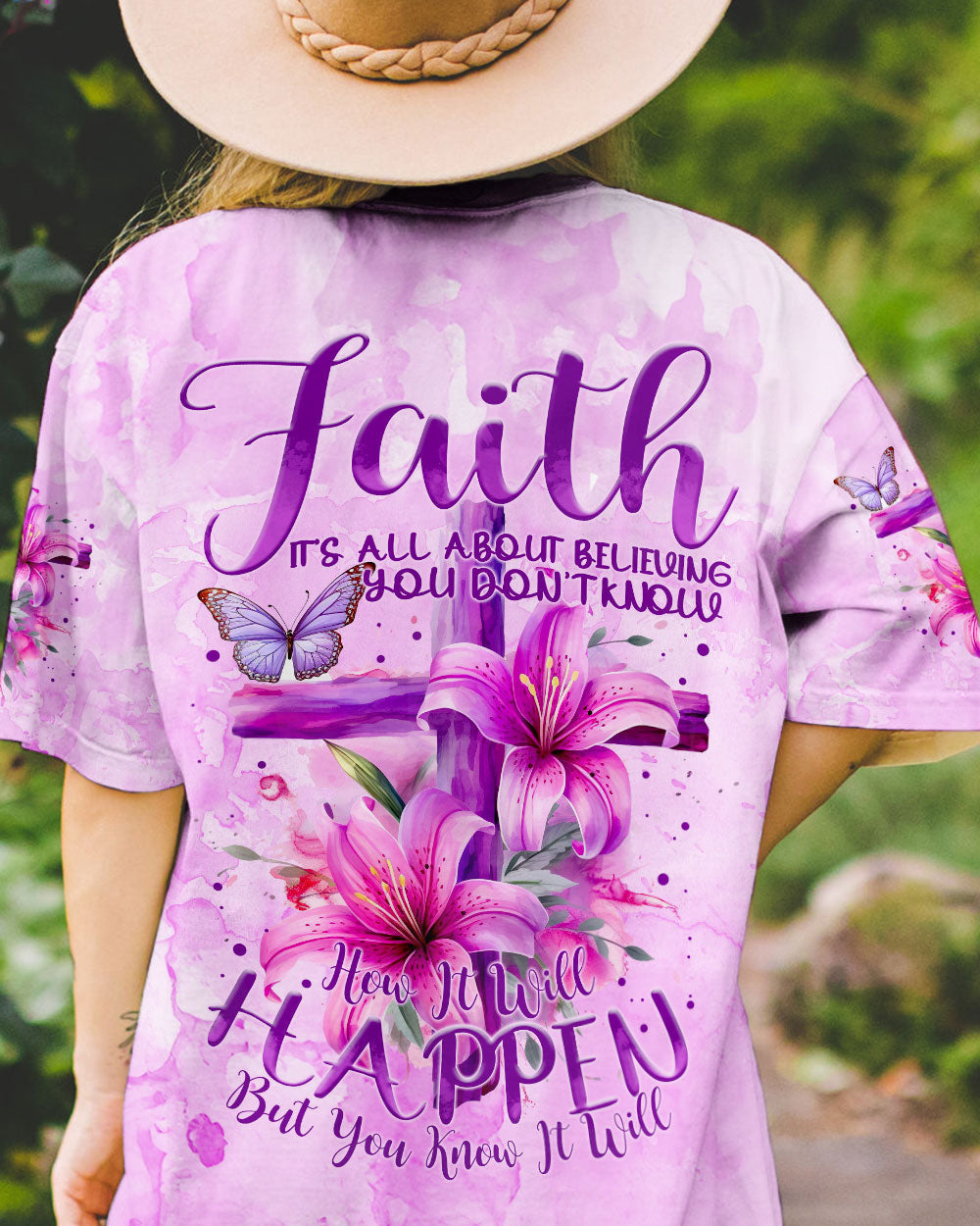 Faith Is All About Believing Women's All Over Print Shirt - Tytm0903241, easychoo.com