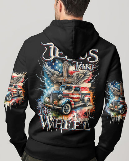 Jesus Take The Wheel Men's All Over Print Shirt - Tytd1811231, easychoo.com