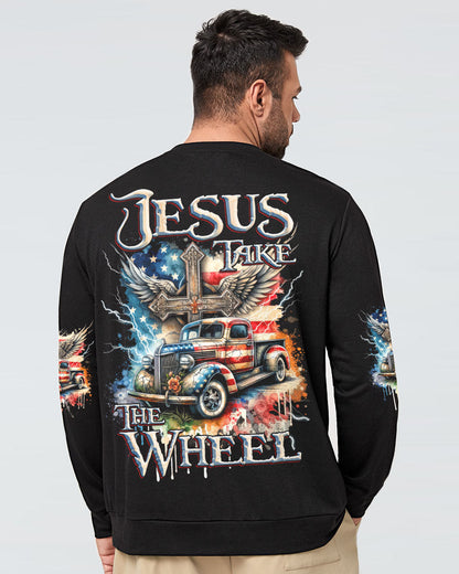 Jesus Take The Wheel Men's All Over Print Shirt - Tytd1811231, easychoo.com