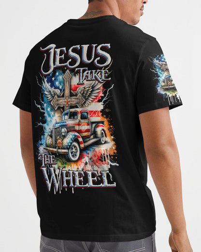 Jesus Take The Wheel Men's All Over Print Shirt - Tytd1811231, easychoo.com