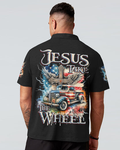 Jesus Take The Wheel Men's All Over Print Shirt - Tytd1811231, easychoo.com