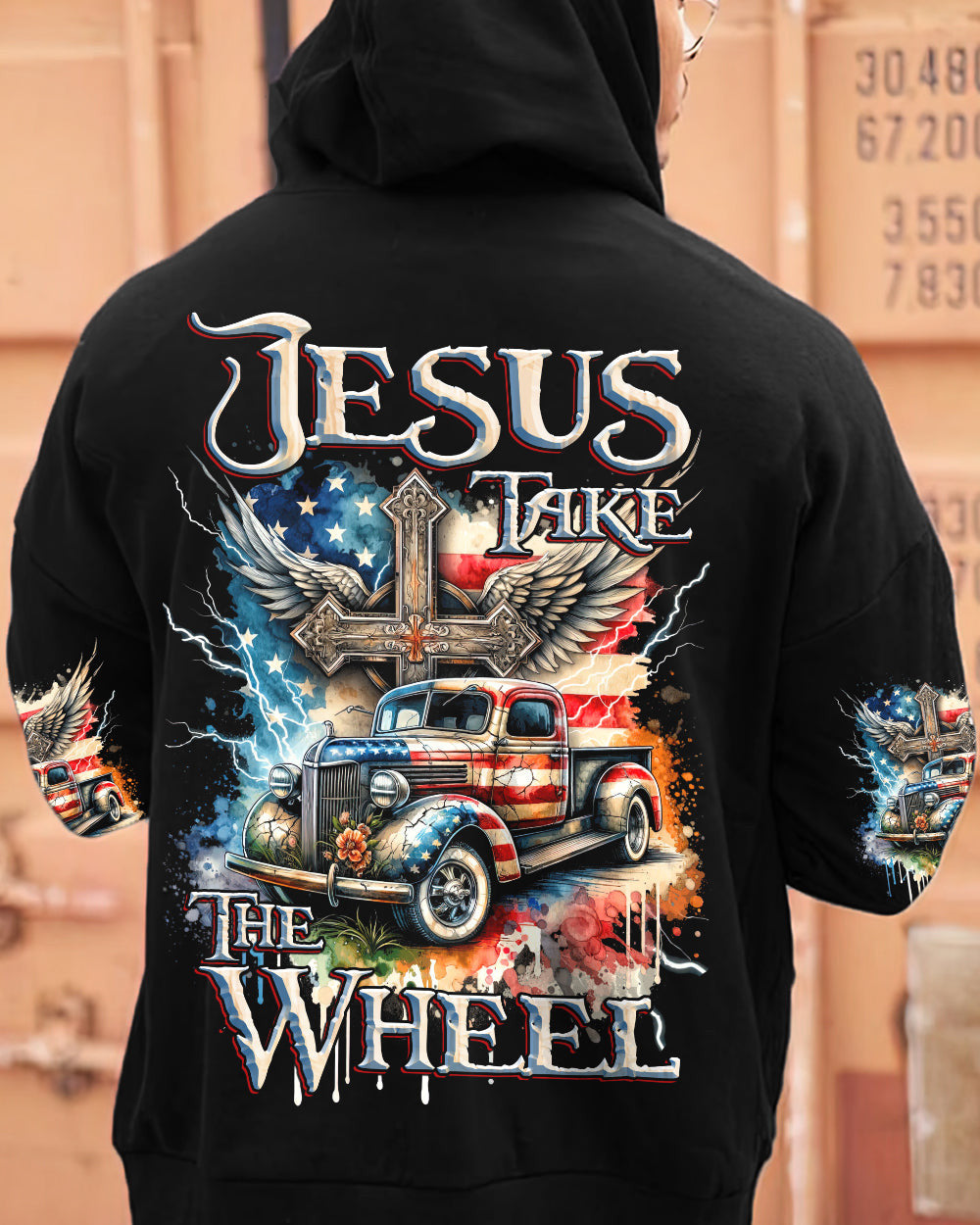 Jesus Take The Wheel Men's All Over Print Shirt - Tytd1811231, easychoo.com