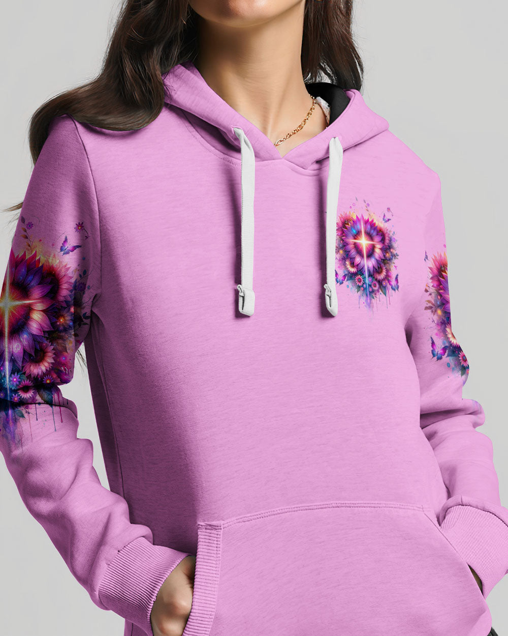 With God All Things Are Possible Sunflower Women's All Over Print Shirt - Tlnz0912232, easychoo.com