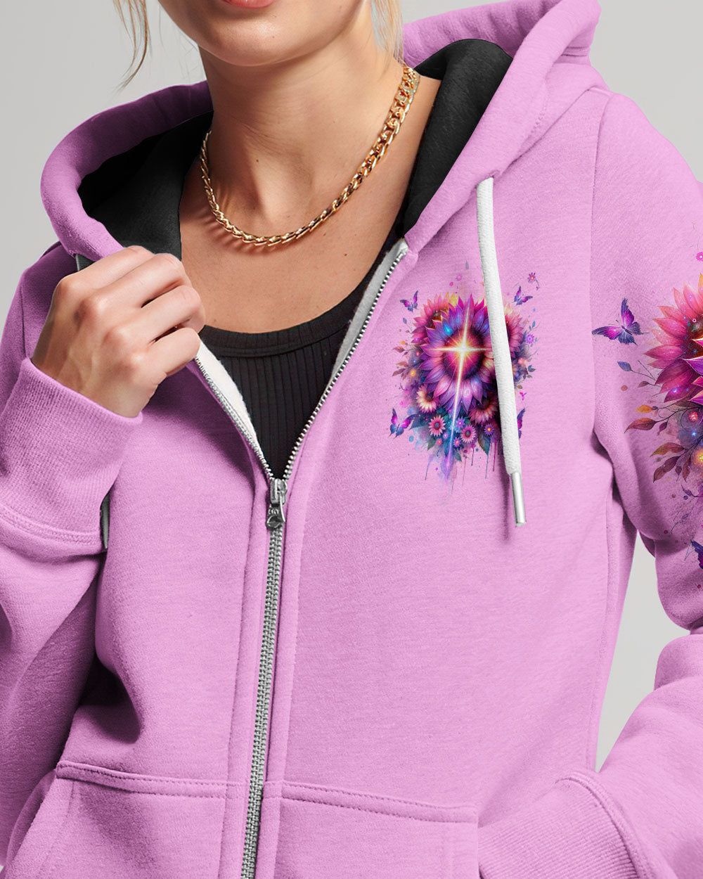 With God All Things Are Possible Sunflower Women's All Over Print Shirt - Tlnz0912232, easychoo.com