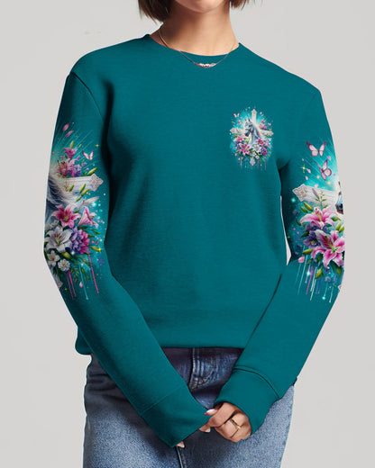 Runs On Jesus And Horses Women's All Over Print Shirt - Tyqy1612234, easychoo.com