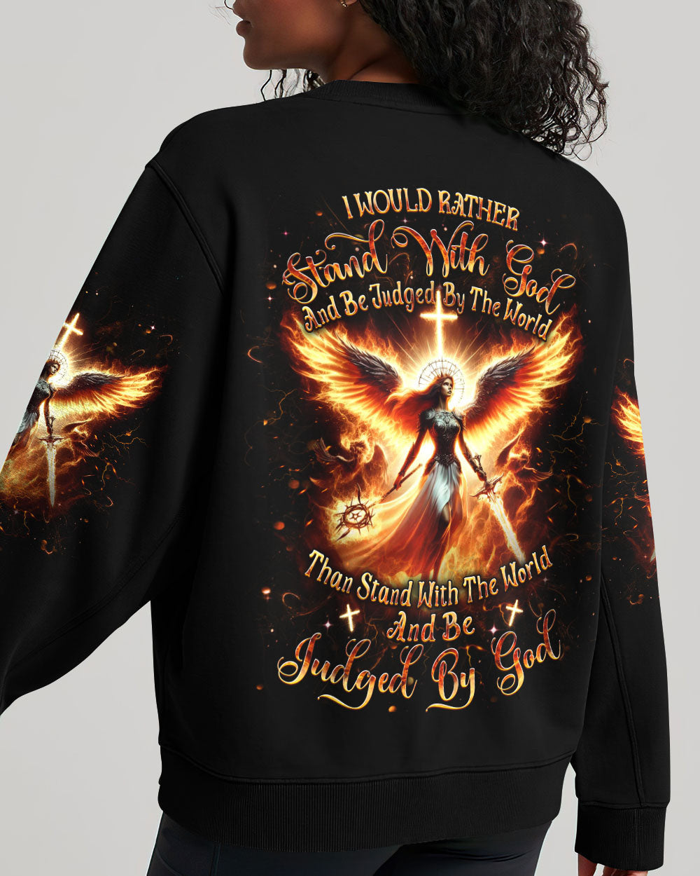 I Would Rather Stand With God Women's All Over Print Shirt - Yhdu0805244, easychoo.com