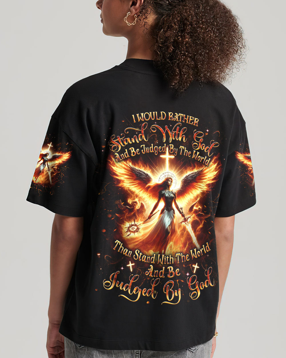 I Would Rather Stand With God Women's All Over Print Shirt - Yhdu0805244, easychoo.com