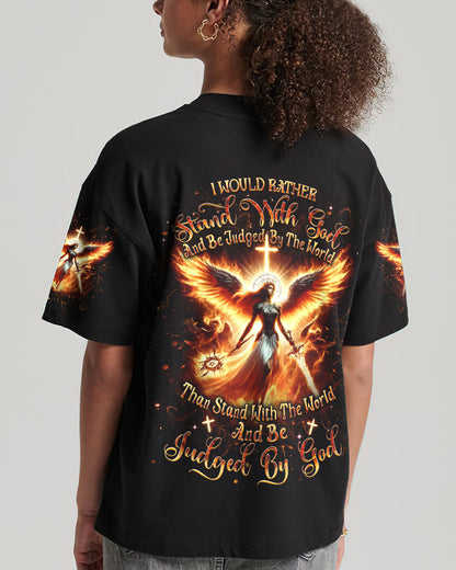 I Would Rather Stand With God Women's All Over Print Shirt - Yhdu0805244, easychoo.com