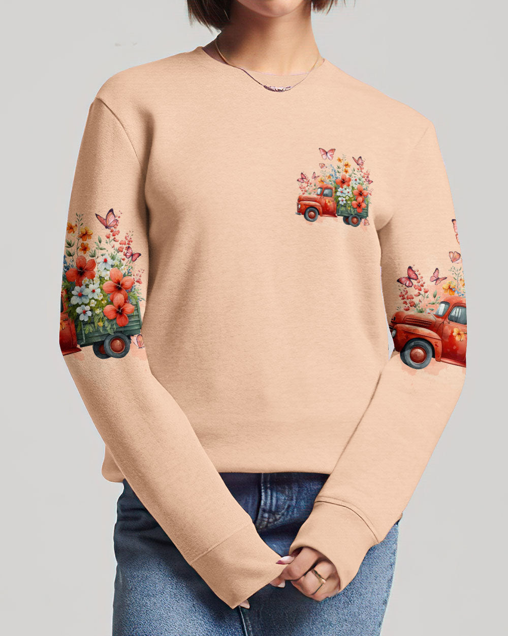 Jesus Take The Wheel Women's All Over Print Shirt - Tytd0112236, easychoo.com