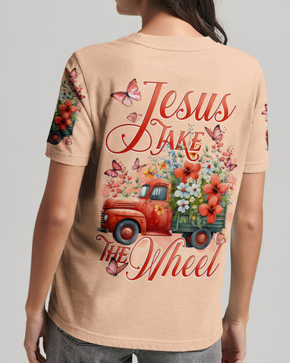 Jesus Take The Wheel Women's All Over Print Shirt - Tytd0112236, easychoo.com