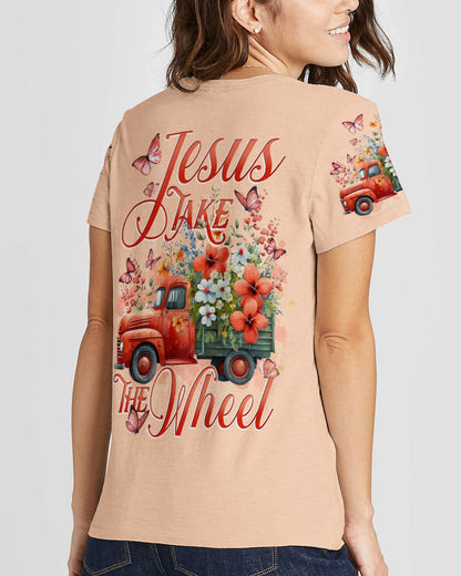 Jesus Take The Wheel Women's All Over Print Shirt - Tytd0112236, easychoo.com