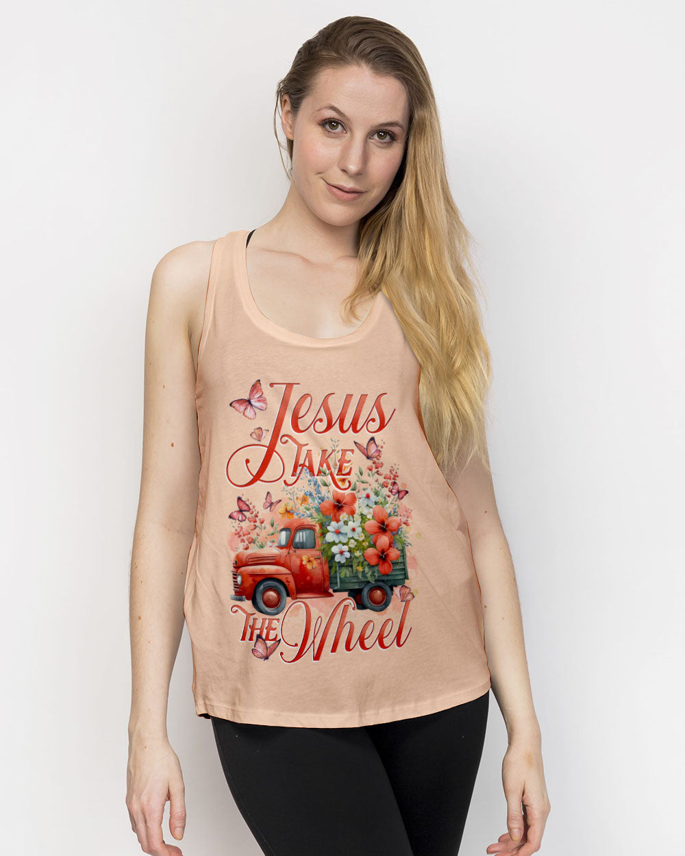 Jesus Take The Wheel Women's All Over Print Shirt - Tytd0112236, easychoo.com