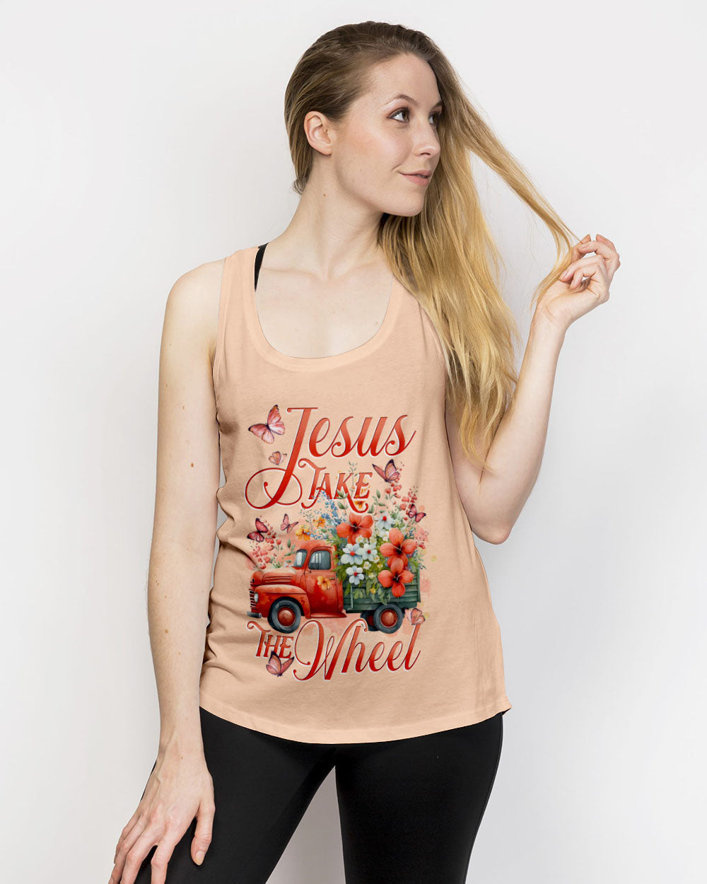 Jesus Take The Wheel Women's All Over Print Shirt - Tytd0112236, easychoo.com