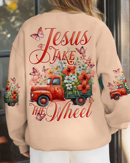Jesus Take The Wheel Women's All Over Print Shirt - Tytd0112236, easychoo.com