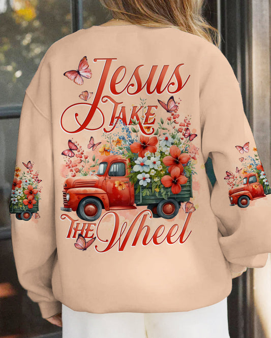 Jesus Take The Wheel Women's All Over Print Shirt - Tytd0112236, easychoo.com