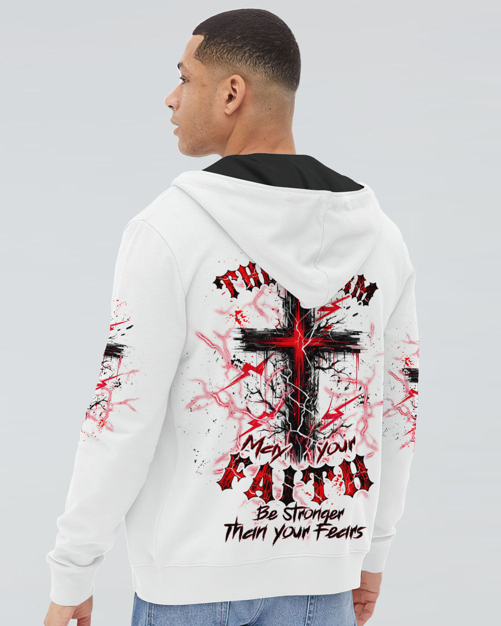 No Matter The Storm Cross Men's All Over Print Shirt - Tltw2705244, easychoo.com