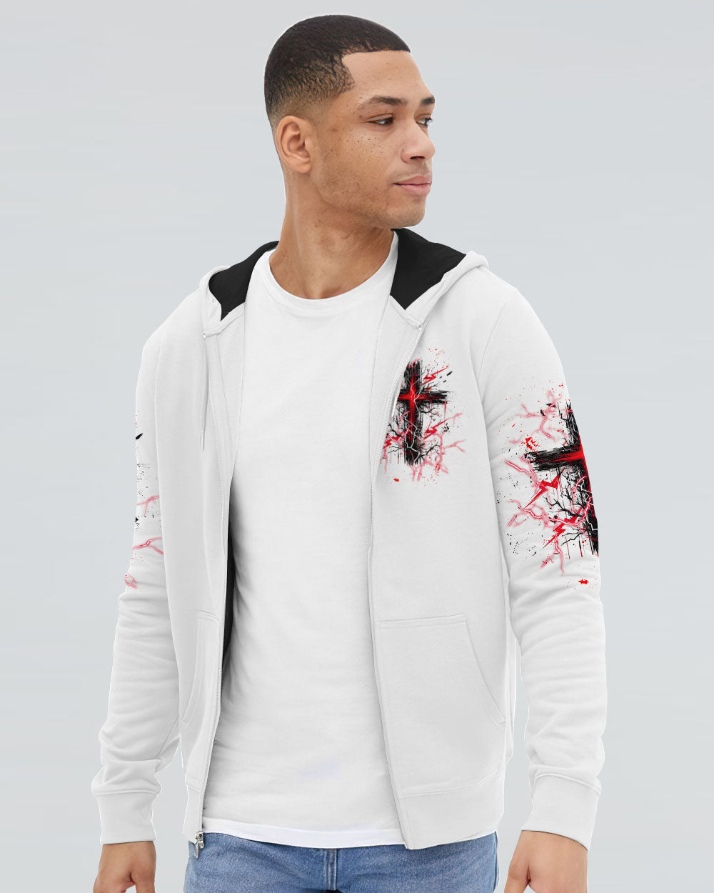 No Matter The Storm Cross Men's All Over Print Shirt - Tltw2705244, easychoo.com