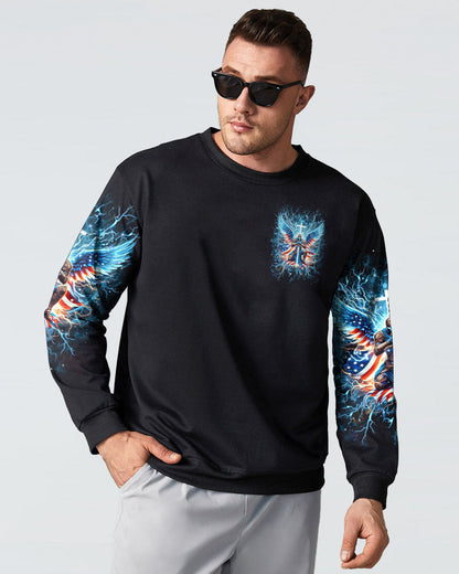 The Devil Caught Me With My Head Down Men's All Over Print Shirt - Yhhn0905244, easychoo.com