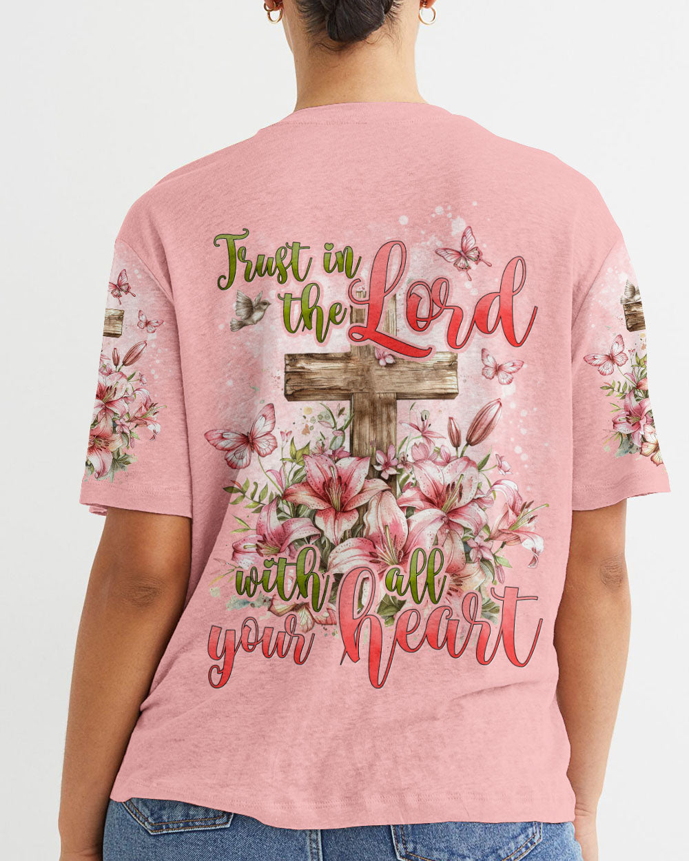 Trust In The Lord With All Your Heart Women's All Over Print Shirt - Tyhi2603241, easychoo.com