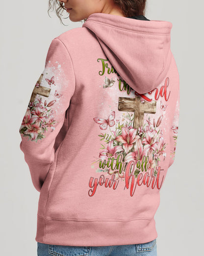 Trust In The Lord With All Your Heart Women's All Over Print Shirt - Tyhi2603241, easychoo.com