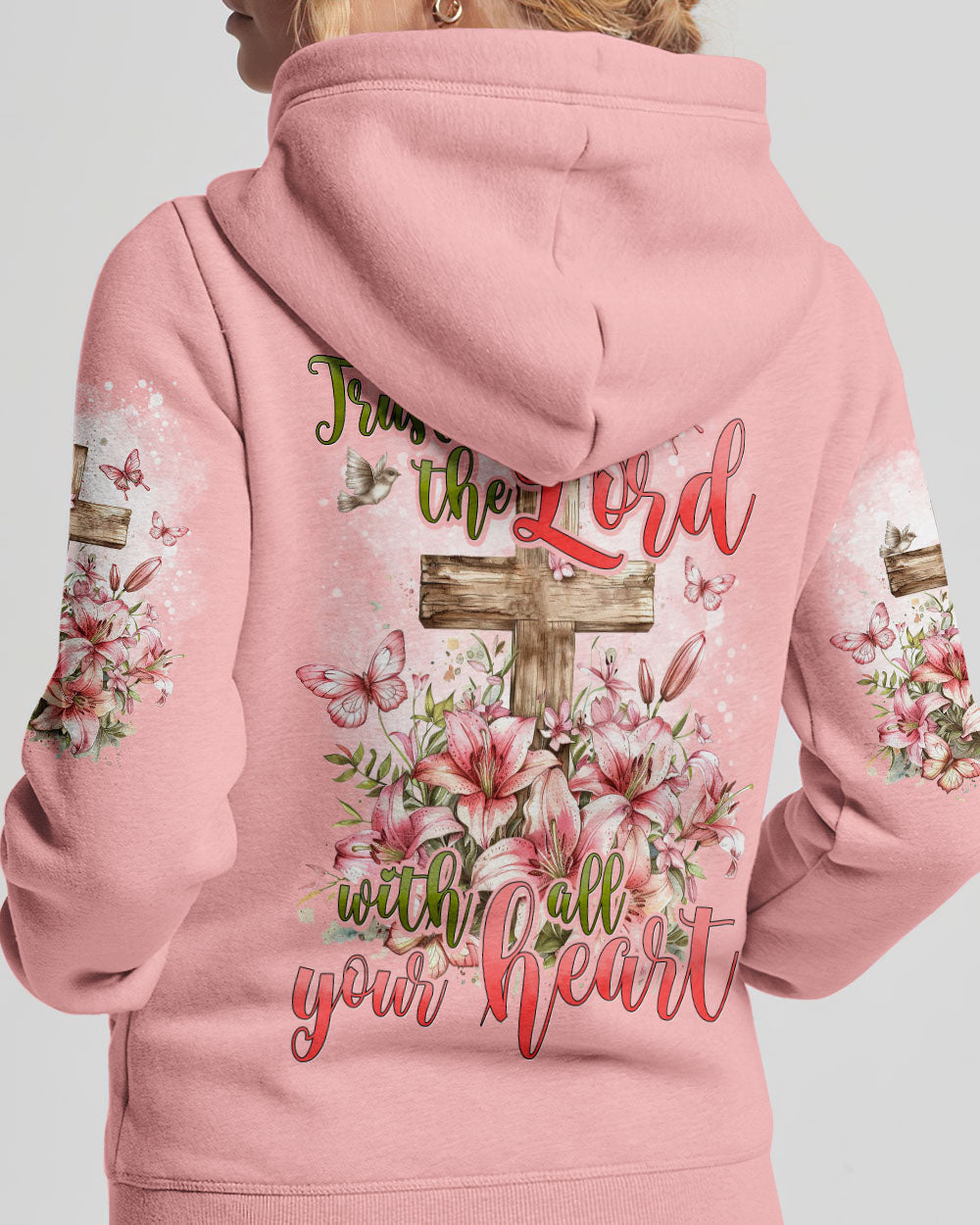 Trust In The Lord With All Your Heart Women's All Over Print Shirt - Tyhi2603241, easychoo.com