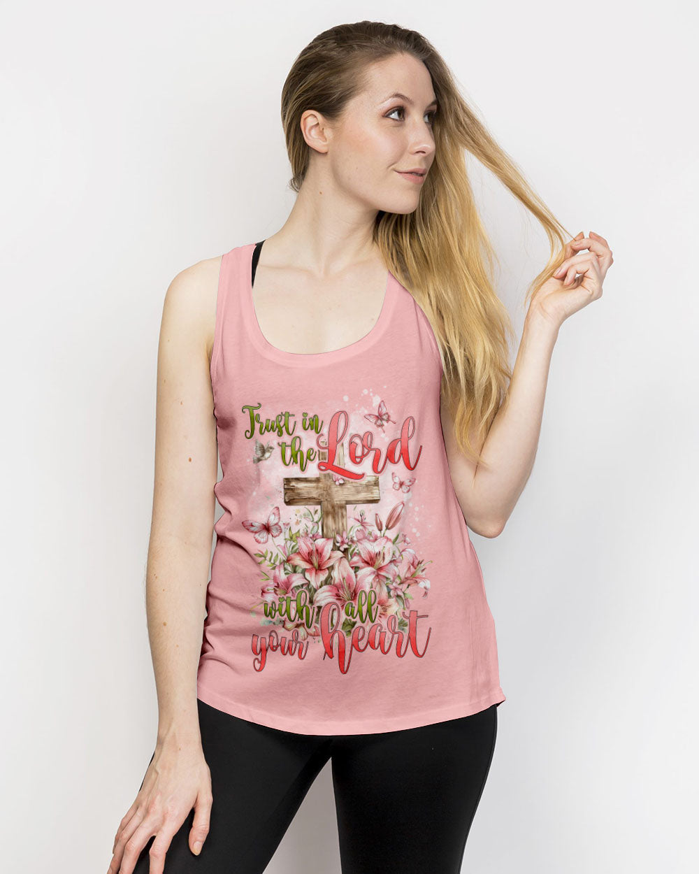 Trust In The Lord With All Your Heart Women's All Over Print Shirt - Tyhi2603241, easychoo.com