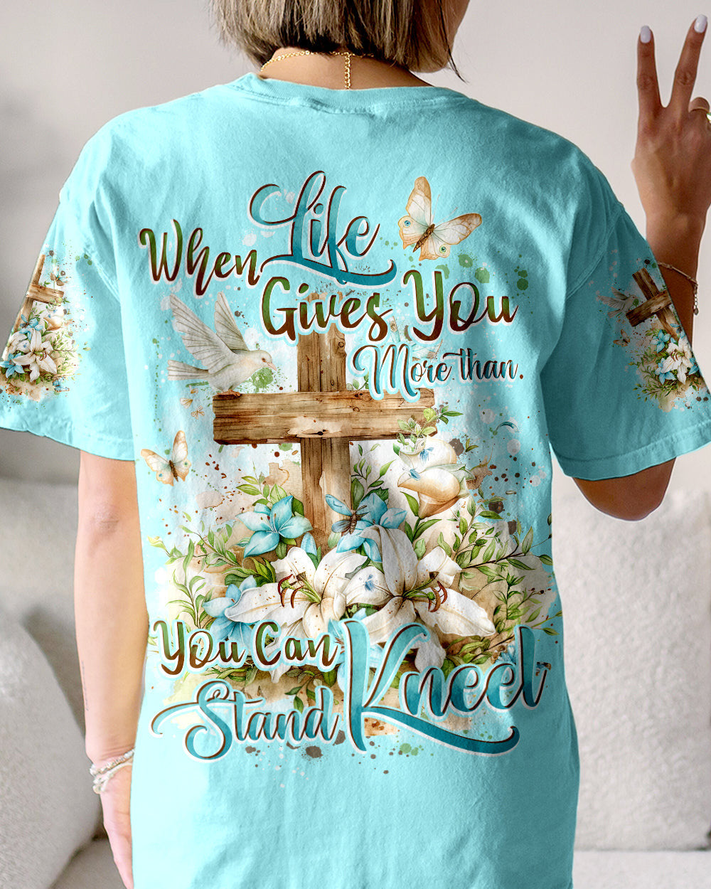 When Life Gives You More Than You Can Stand Women's All Over Print Shirt - Tytd2803246, easychoo.com