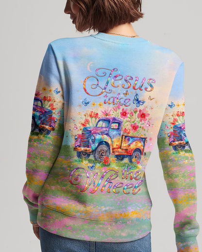 Jesus Take The Wheel Women's All Over Print Shirt - Yhlt1103243, easychoo.com