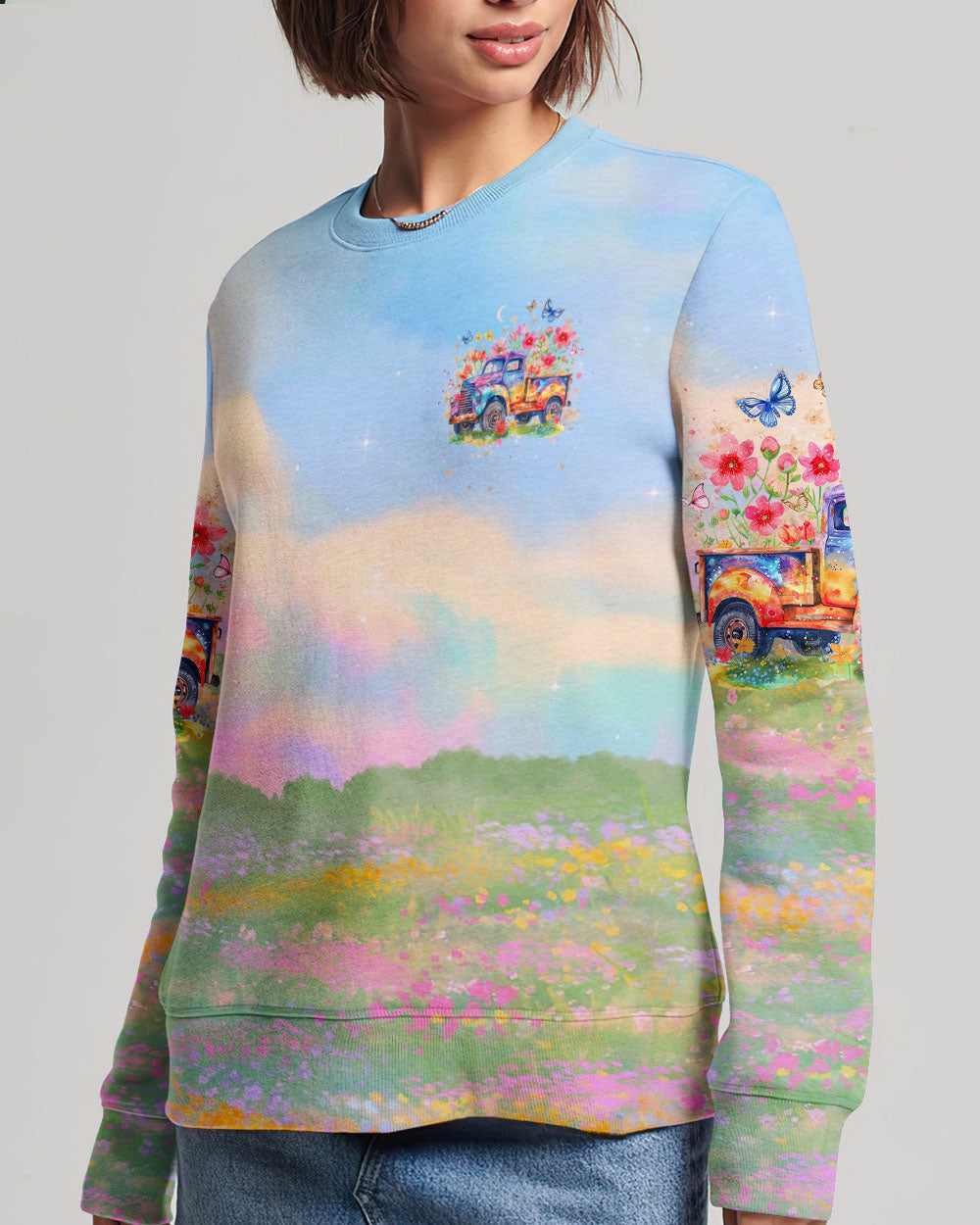 Jesus Take The Wheel Women's All Over Print Shirt - Yhlt1103243, easychoo.com