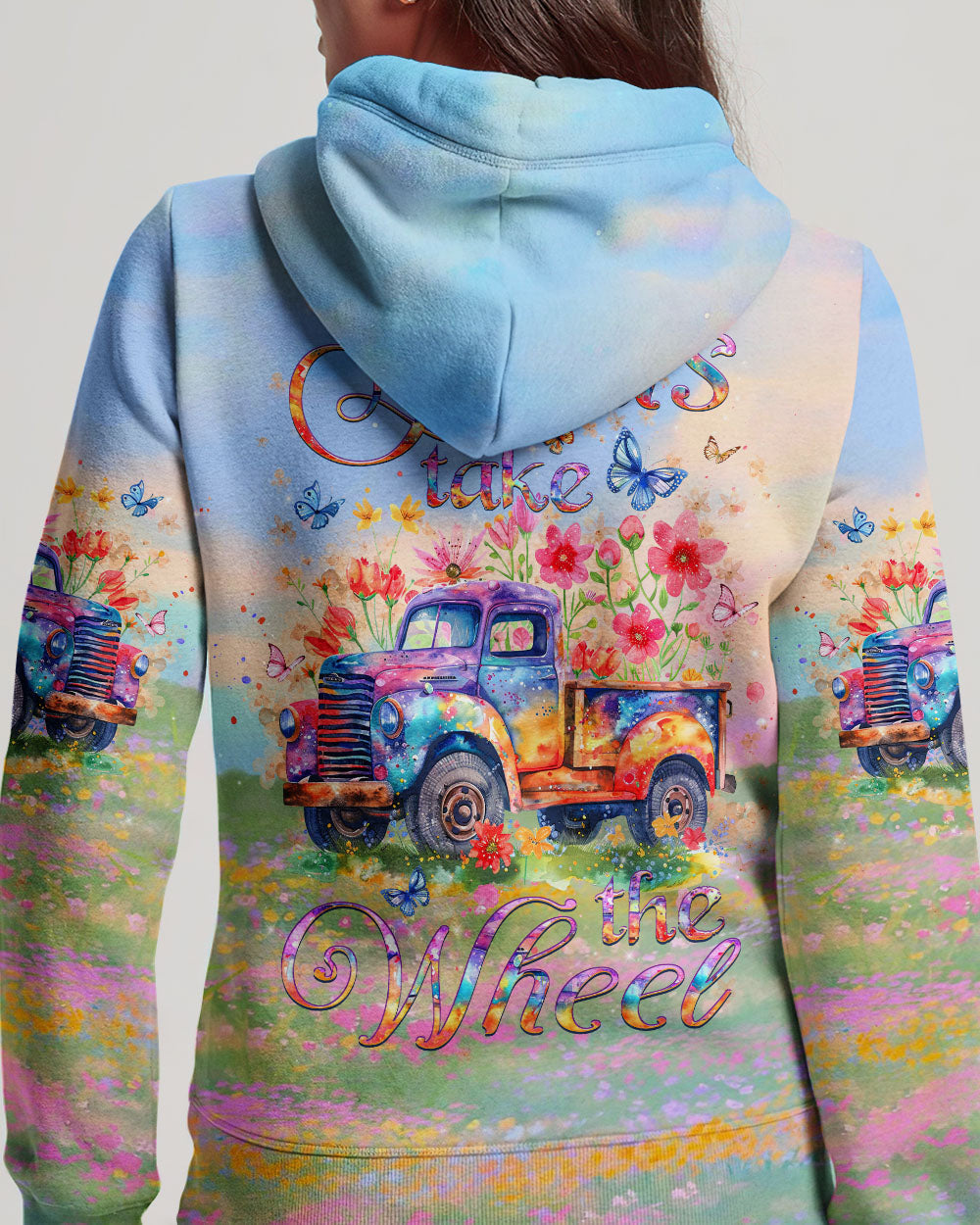 Jesus Take The Wheel Women's All Over Print Shirt - Yhlt1103243, easychoo.com