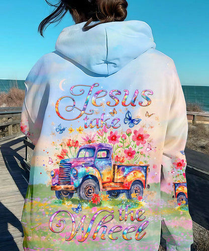 Jesus Take The Wheel Women's All Over Print Shirt - Yhlt1103243, easychoo.com
