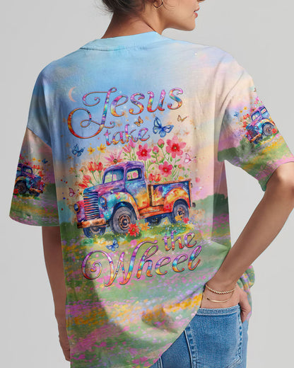 Jesus Take The Wheel Women's All Over Print Shirt - Yhlt1103243, easychoo.com