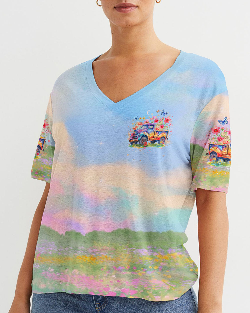 Jesus Take The Wheel Women's All Over Print Shirt - Yhlt1103243, easychoo.com