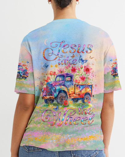 Jesus Take The Wheel Women's All Over Print Shirt - Yhlt1103243, easychoo.com