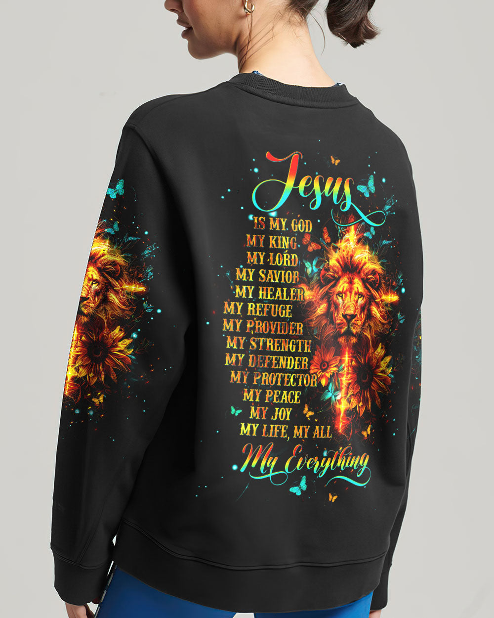 Jesus Is My God My King My Lord Women's All Over Print Shirt - Tltw0904245, easychoo.com