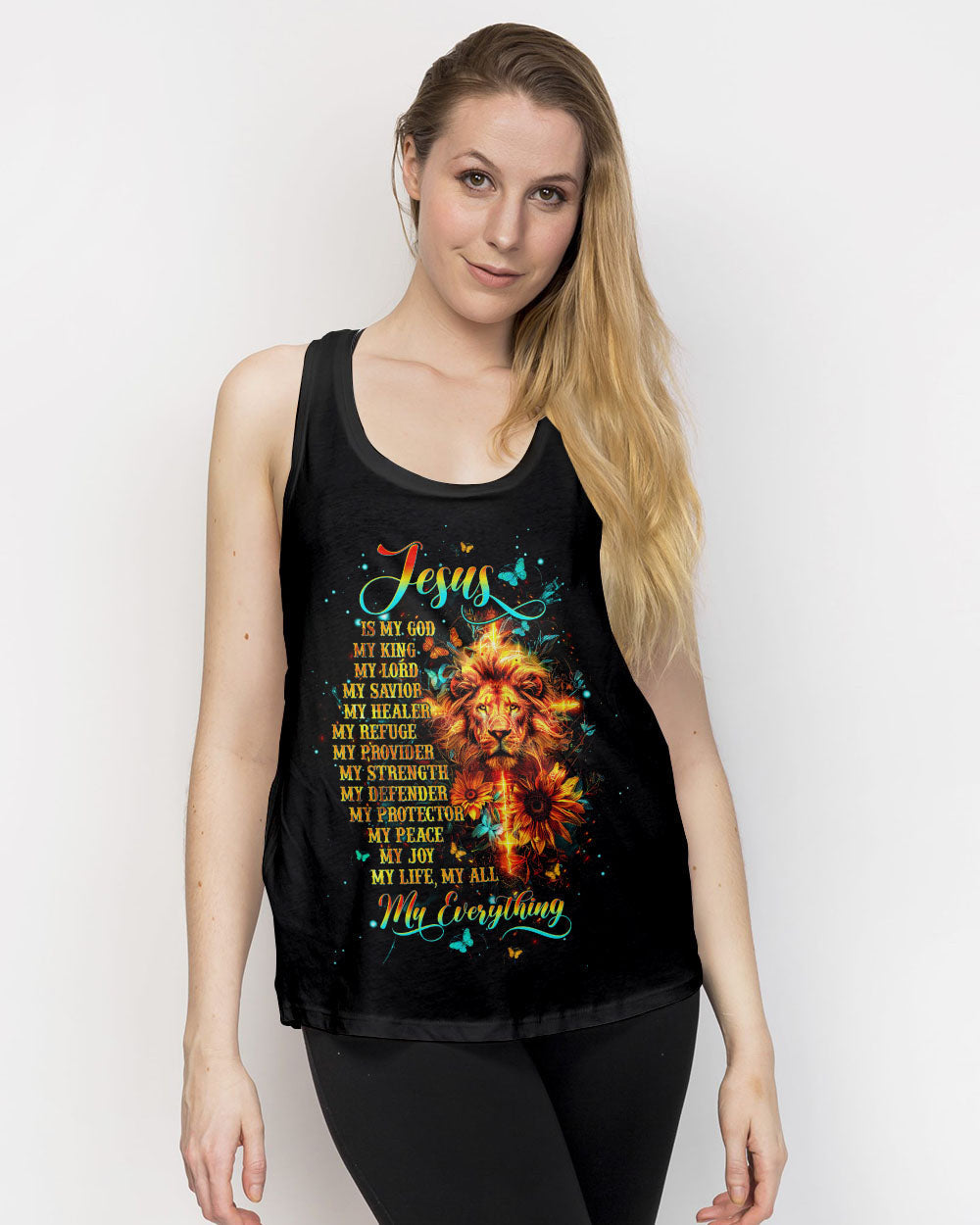 Jesus Is My God My King My Lord Women's All Over Print Shirt - Tltw0904245, easychoo.com