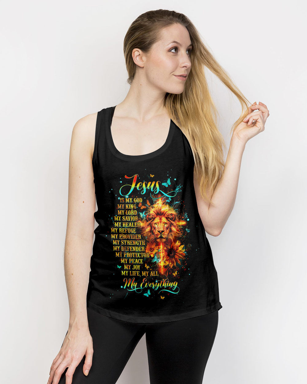 Jesus Is My God My King My Lord Women's All Over Print Shirt - Tltw0904245, easychoo.com